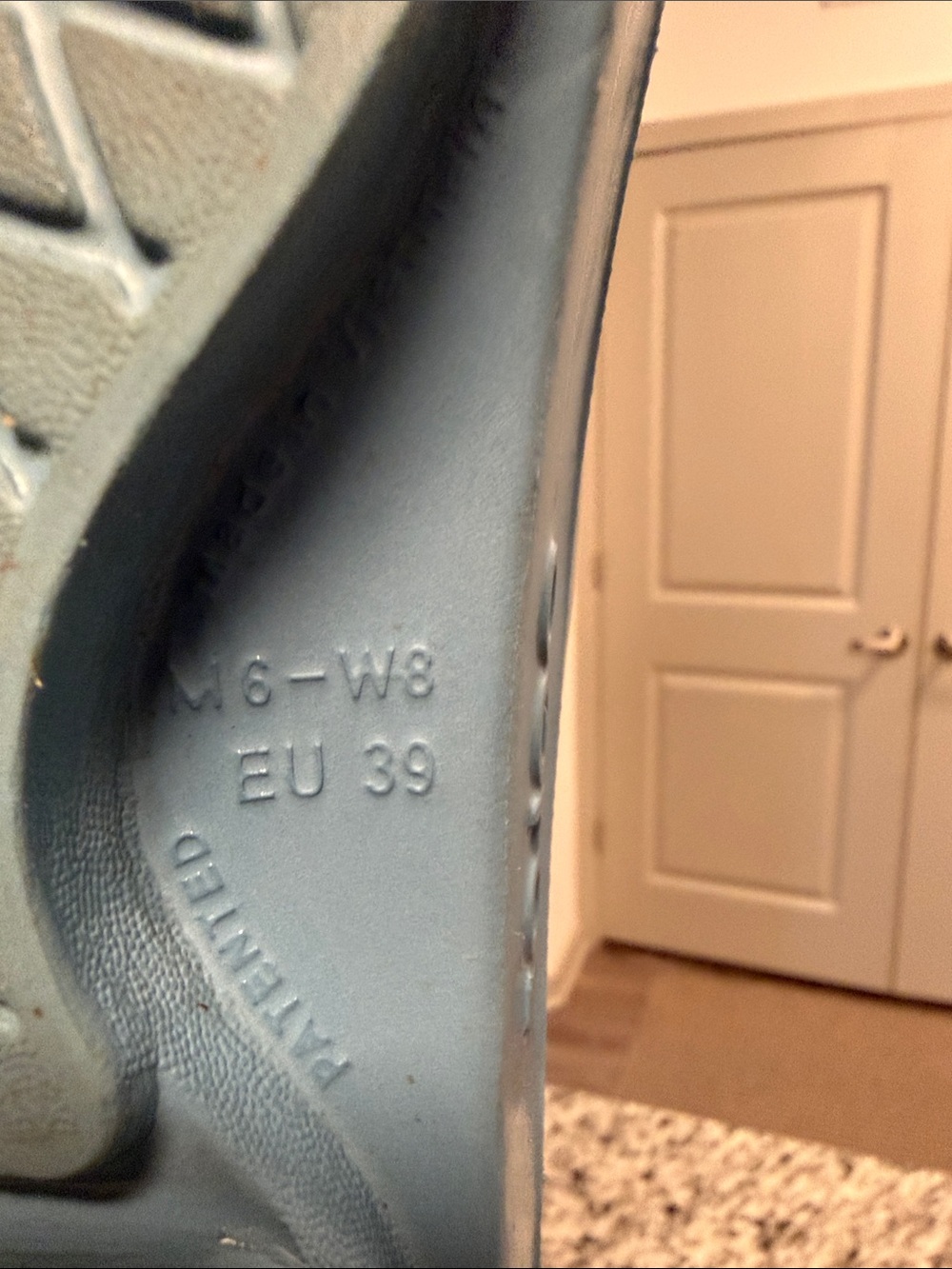 OOFOS Light Blue Slide Sandals - Picture 3 of 4